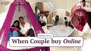 Swing Saga | When Couple Buys Online In New City | Macrame Swing Bed Edition