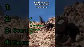WORST bike fails #shorts #bikejumps #bikecrashes #ranking