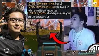 TSM ImperialHal instantly RAGE at LG after they did this to TSM in Oversight Tourney!