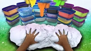 Giant Slime Collection! Slime How To /  ASMR Slime DIY / Slime Haul