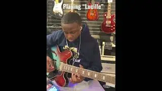 BB King&rsquo;s Lucille cover. #iplaymyway #iworkhard #playbyear #guitarcover