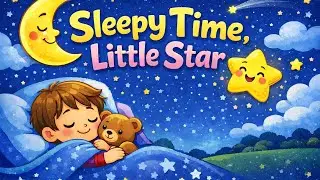 Sleepy Time, Little Star 🌙 | Gentle Bedtime Lullaby for Kids | Nursery kids song