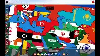 Захватываем страны в ibis paint x