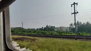 Local train's amazing window seat view
