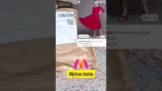 unboxing myntra kurta #ethnicwear#review  #youtubeshorts #subscribe #me plz check #descriptionbox