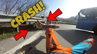CRASH+ANGRY PEOPLE!! (KTM exc 250)