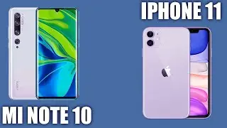 Xiaomi Mi Note 10 vs Iphone 11 Сравнение ! 🦾🍎 Андроид против Яблока, кто победит ?