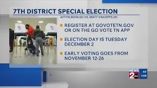 Voter registration deadline for 7th District special election
