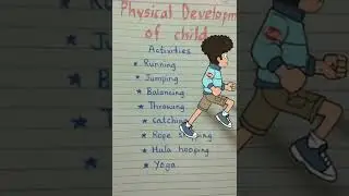 physical development activities for kids