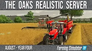 Harvesting with our own Combine - Argsy Farms Diary - August Year Four