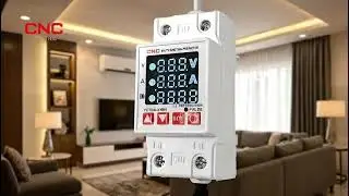 CNC YC7VA-KWH 2-Pole VA Protection Device &mdash; Voltage Safety + kWh Monitoring