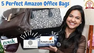 5 Perfect Office Laptop Bags Review✨ | Office Bags/ Tote Bags/ Laptop Bags Haul | Varsha Meghani 🥰