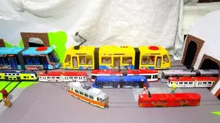 Dickie Toys Siemens Avenio Tram/  City Liner Tram /Siku 1895 /  Majorette Avenio  Tram