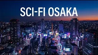 This City Looks Like a Sci-Fi Movie at Night Osaka, Japan