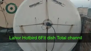 HOTbird13e F G 6Fit dish Total Channil Locisun Lahoe 6/10/2023