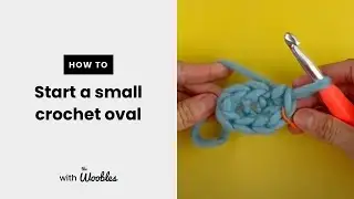 Start a crochet oval with 4 foundation chain stitches