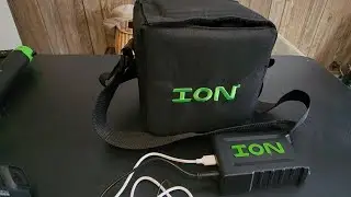 ION Auger accessories 12v adapter & battery case