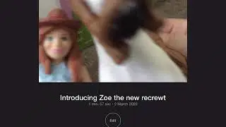 Introducing Zoe the new recrewt 😊😂👍☹️😒