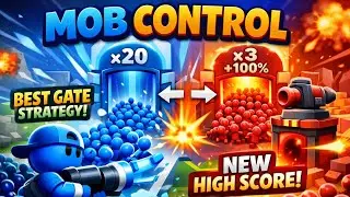 Mob Control Gameplay | Unlimited Gate Strategy | New High Score 🔥