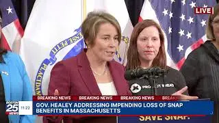 Gov. Healey addressing impending loss of SNAP benefits in Massachusetts