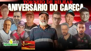 TORNEIO DE BILHAR BAR DO CARECA - SINUCA AO VIVO - 11/01/2025 #sinucaaovivo