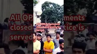 RG Kar Rape and Murder Case,Protest in BSMCH