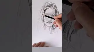 Pencil Drawing sketch 59   #drawingpencil #charcoaldrawing #magicline