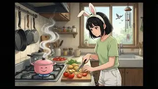 Cozy morning vlog-relaxing movement in the morning #cozy #animation #ghibliinspired #aesthetic #cute