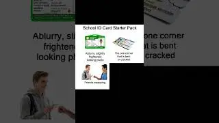School ID Card Starter Pack #memes #shorts