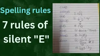 7 rules of silent letter 