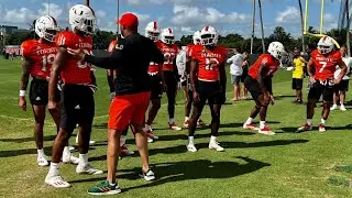 Miami Hurricanes football spring practice # 3