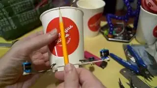 Paper Coffee Cup Quadcopter Build