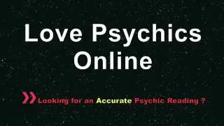 Love Psychics Online @ free777reading.com