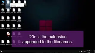 D0n ransomware removal instructions [.d0n file virus].