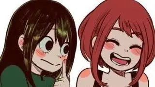 Tsuyu x Uraraka (TsuChako) TikToks  | A My Hero Academia TikTok Compilation | ·A Tired Person·