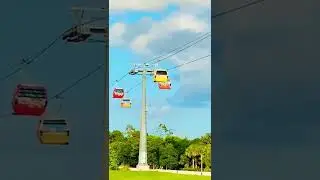 Aerial Cable Cars at Disney World. So New & So Cool .