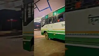 Hrtc Bus Baijnath Depot Enter In Una Bus Stand #hrtc #hrtcbus #shorts
