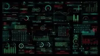 Hi-tech Screen Stock Motion Graphics