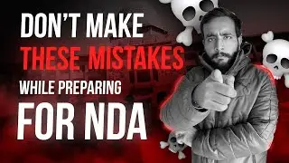 Please Don't Make These Mistakes While Preparing For NDA Exam!!!!