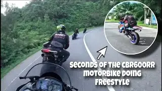 when the cbr600rr motorbike does freestyle on the highway #bikers #motorcyclecommunity #4cylinder