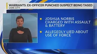 Now-former Lake City police corporal allegedly punched suspect being Tased, then lied about it