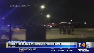 One person killed in 'gang-related' fight in Lafayette