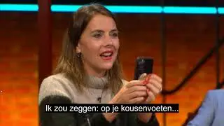 Koen Wauters showt de #mucosocks op televisie
