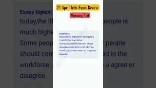 21 April Ielts Exam Review | Morning Slot #shorts #ytshorts