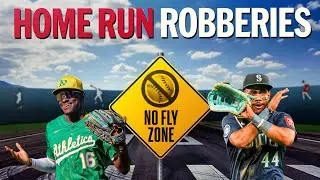 NO FLY ZONE: The best home run ROBBERIES from the first half of the 2025 season!