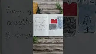 june cover page #bujo#bujoinspire #plannerlayout#love#bujosetup #coverpage#bulletjournal#bujospread