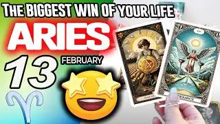 Aries ♈ It&rsquo;s COMING❗🤩The BIGGEST WIN OF your life❗💸    horoscope for today FEBRUARY 13 2026 ♈ #aries