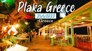 Crete Greece 🇬🇷, Plaka Agios Nikolaos || walking tour 4k HDR || Kreta 2022