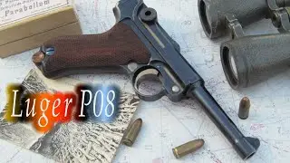 Макет пистолета ЛЮГЕРА Р08 1908г.Германская империя.Игрушка от Denix.Modell der LUGER-Pistole P08