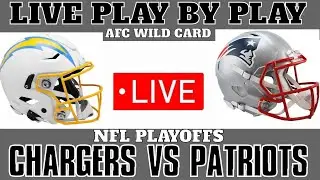 Los Angeles Chargers vs New England Patriots LIVE Bet Stream NFL Playoffs Sunday Night Football LIVE